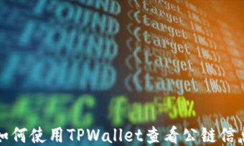
如何使用TPWallet查看公链信息
